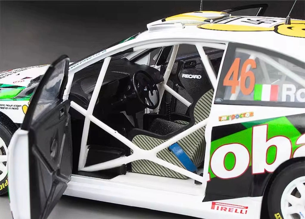 VALENTINO ROSSI #46 1:18 Rally Car – Sunstar Diecast (Stobart / Wales Rally GB)