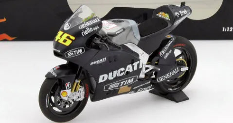 Minichamps 1:12 Valentino Rossi Ducati Desmosedici GP12 Test 2012 – Ultra-Rare Collectors Edition
