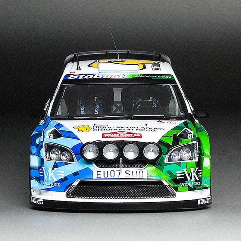 VALENTINO ROSSI #46 1:18 Rally Car – Sunstar Diecast (Stobart / Wales Rally GB)