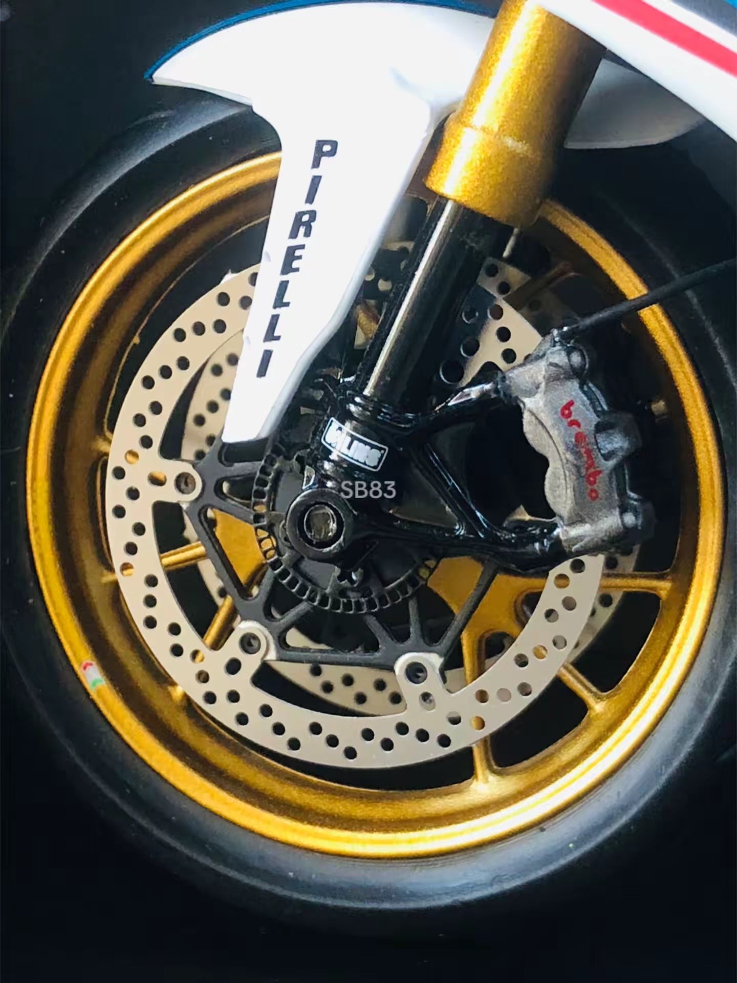 LIMITED: Ducati 1299 Panigale S Martini – 1:12 Scale Diecast (Blue/White) Free Shipping