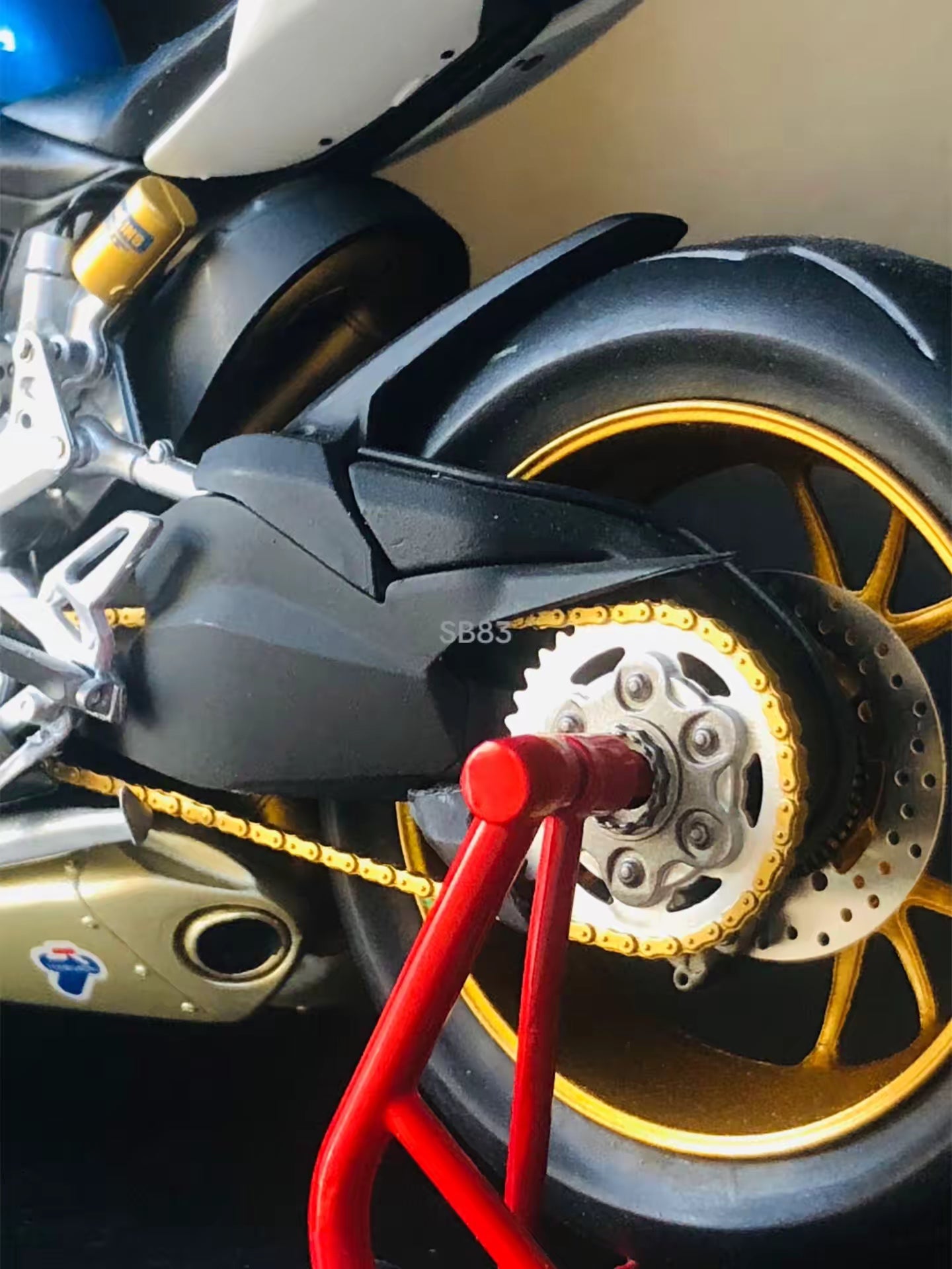 LIMITED: Ducati 1299 Panigale S Martini – 1:12 Scale Diecast (Blue/White) Free Shipping