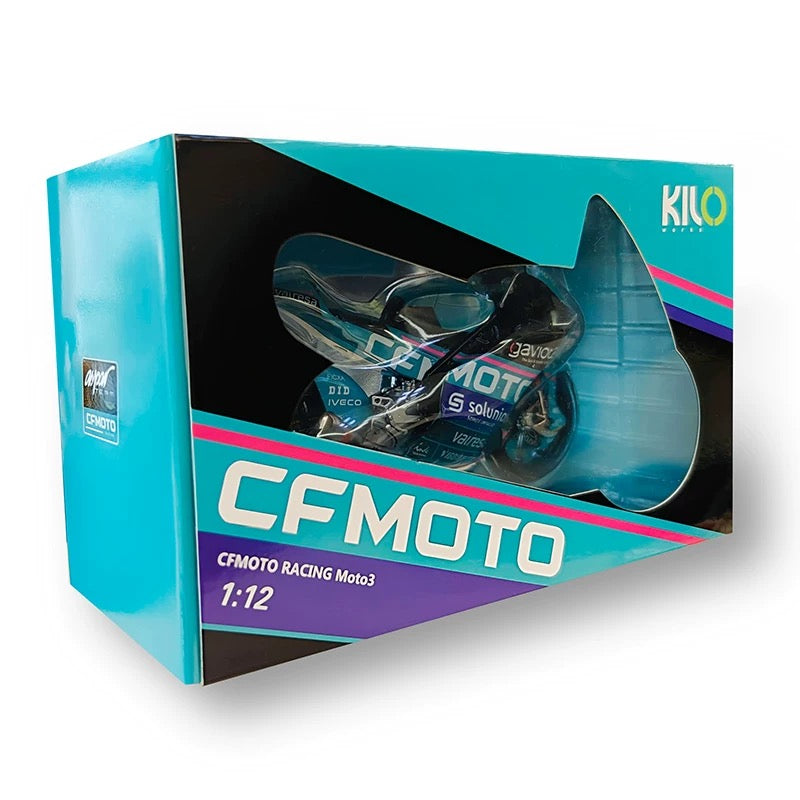 CFMOTO Moto3 2024 #80 David Alonso 1:12 Scale Diecast Model – Premium Racing Replica with Functional Front & Rear Suspension