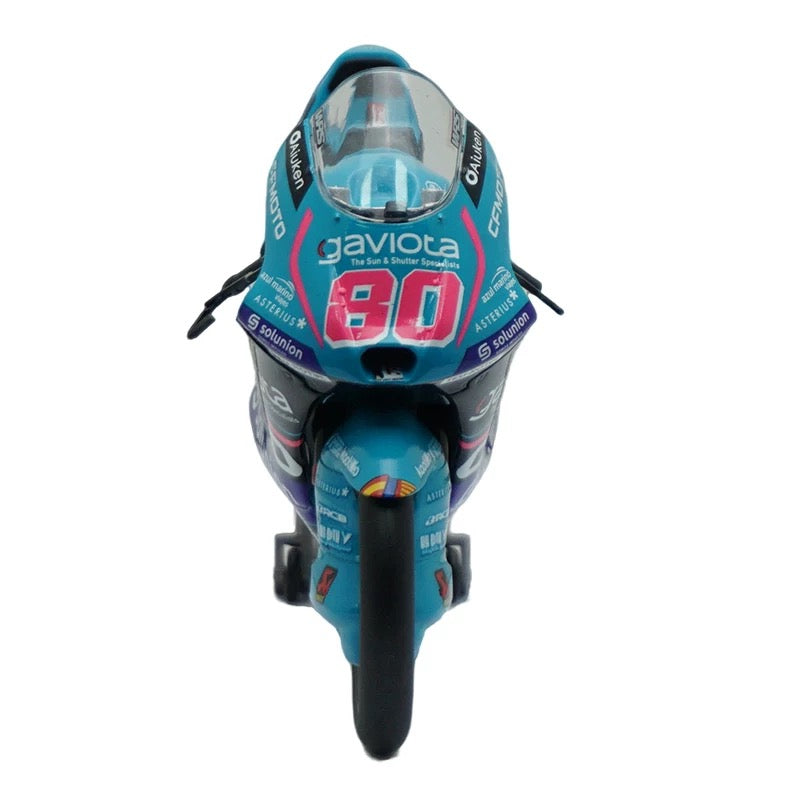 CFMOTO Moto3 2024 #80 David Alonso 1:12 Scale Diecast Model – Premium Racing Replica with Functional Front & Rear Suspension