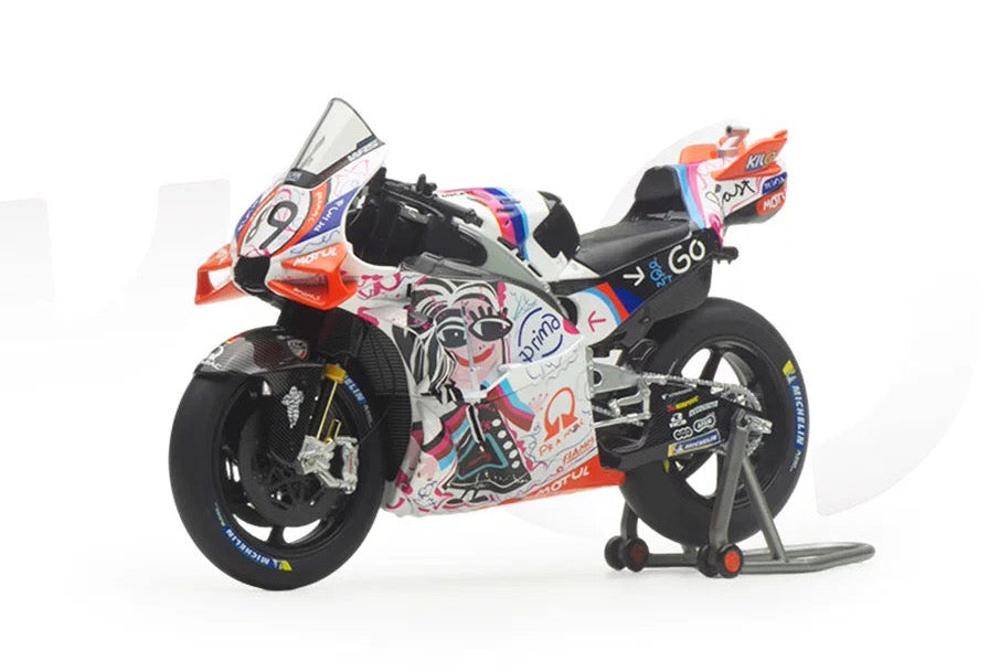 🔥 CATALAN GP 2024 SPECIAL – Jorge Martín #89 & Franco Morbidelli #21 Pramac Ducati 1:12 Diecast by Kilo