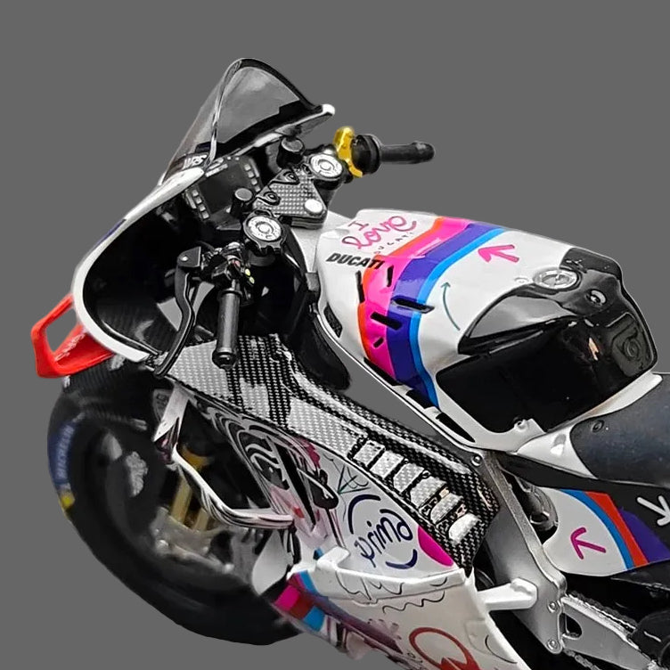 🔥 CATALAN GP 2024 SPECIAL – Jorge Martín #89 & Franco Morbidelli #21 Pramac Ducati 1:12 Diecast by Kilo